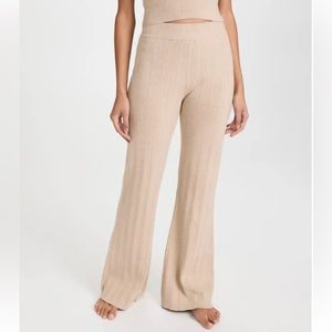 Women's Tan Knit Pants